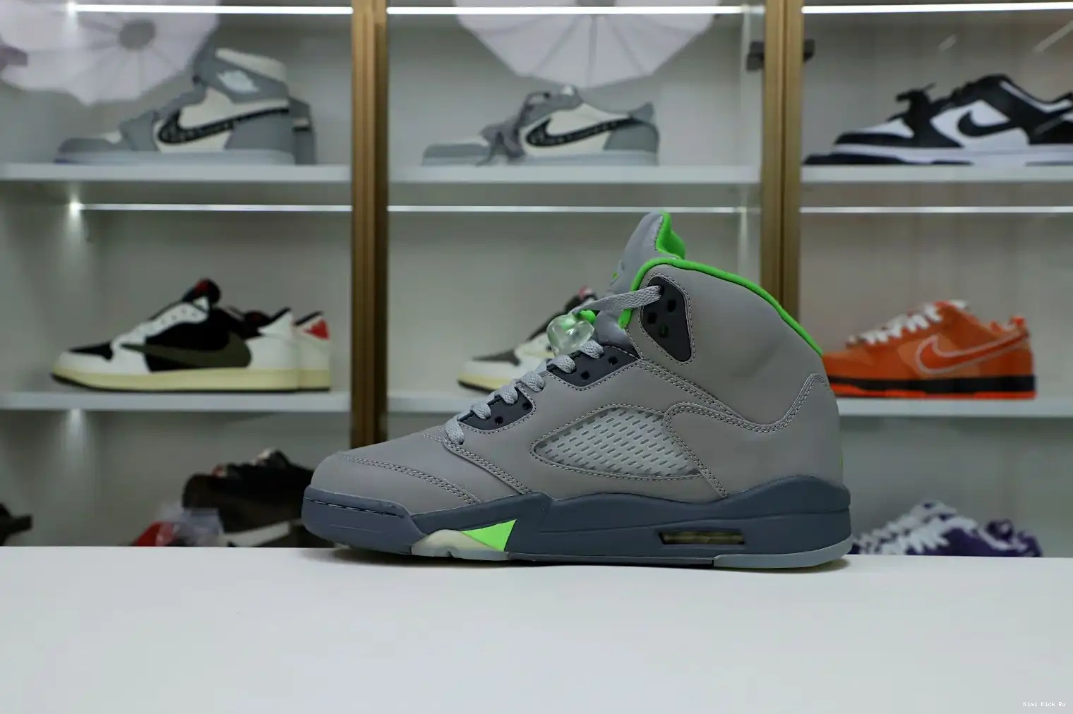 AIR RETRO 2022 Kimikick 'GREEN JORDAN 5 BEAN' 0518